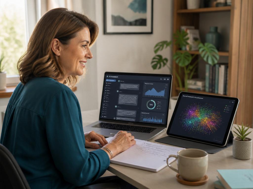 Mujeres en un taller de inteligencia artificial